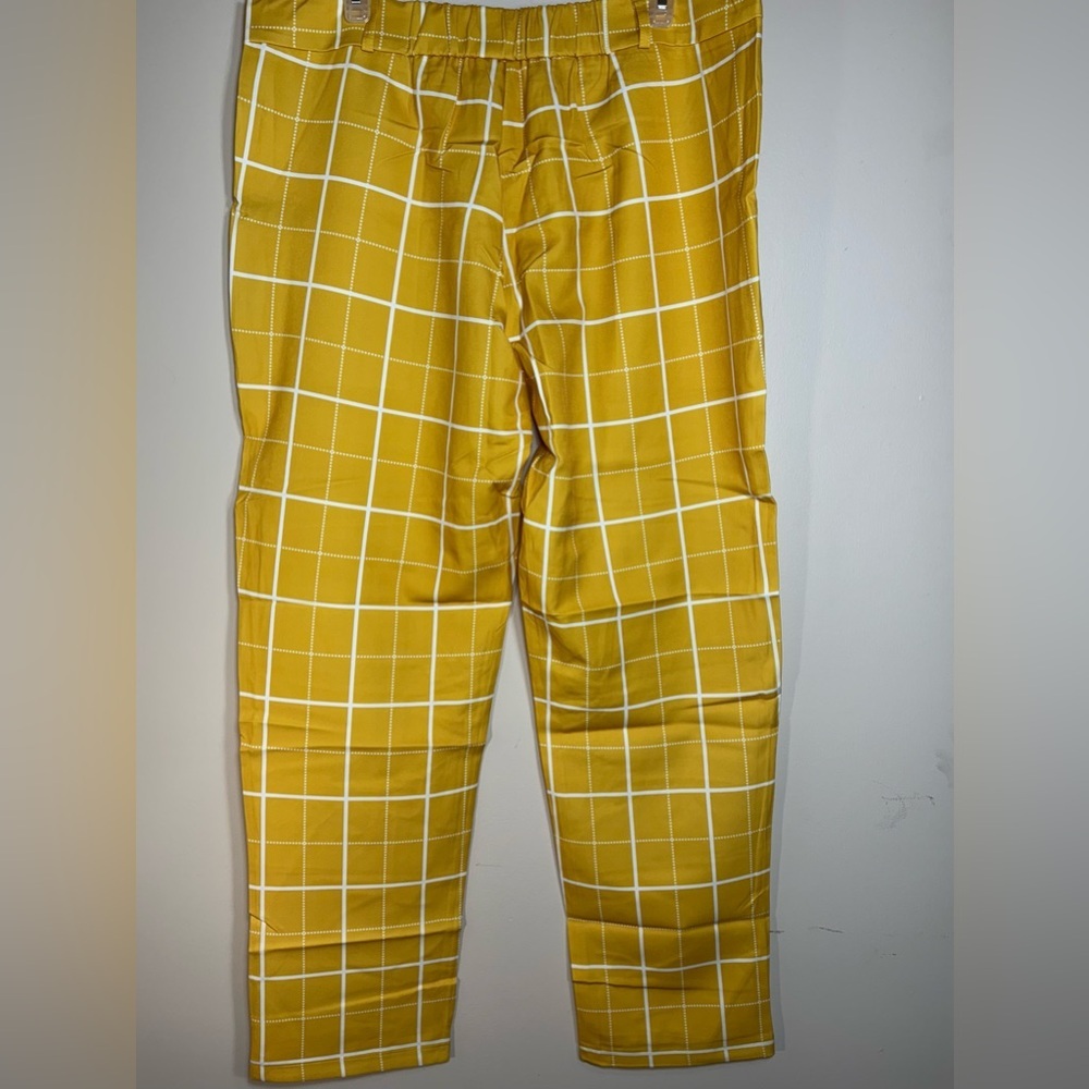 Lars‎ Amadeus Men's Plaid Cropped Ankle Length Business Golf Trousers Sz 36 - Picture 11 of 15